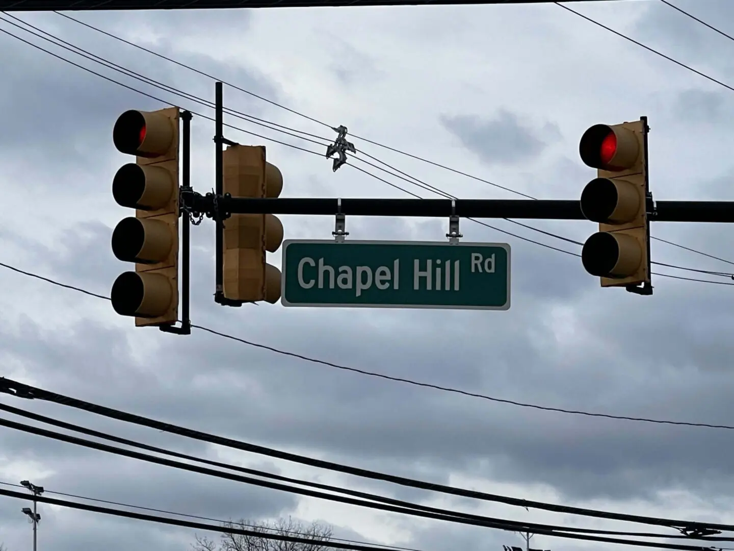Chapel Hill Rd. Street Sign in Lincoln Park NJ