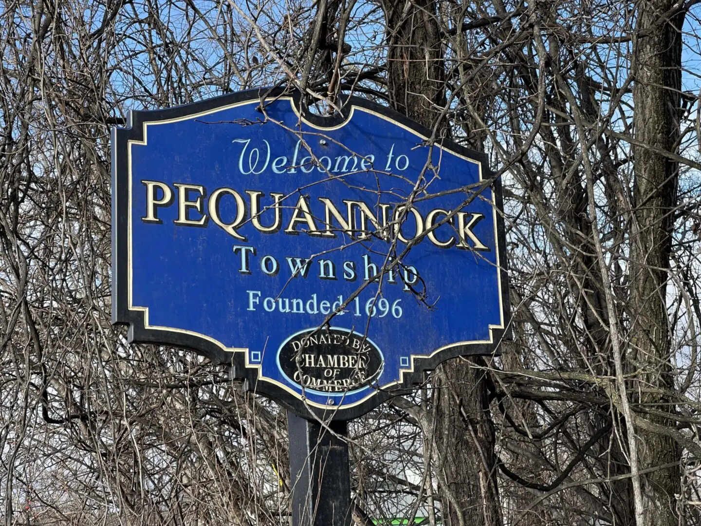 welcome to Pequannock New Jersey sign