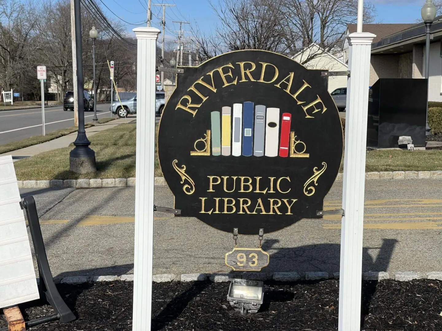 Riverdale NJ Public Library Sign