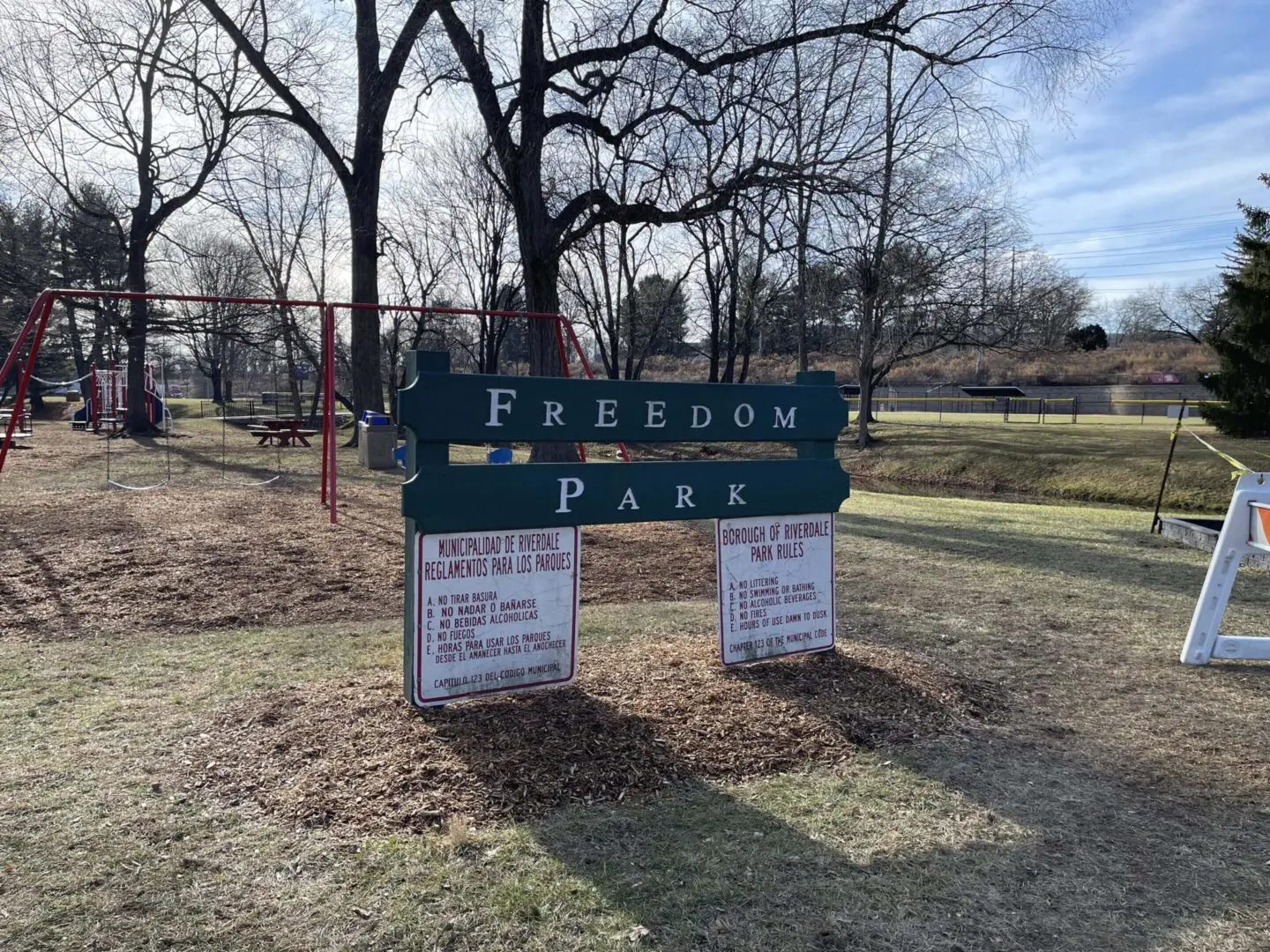 Freedeom Park in Riverdale NJ