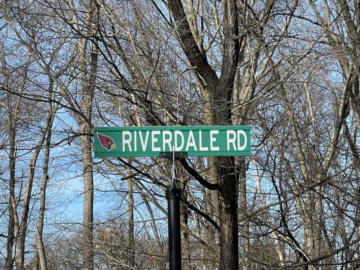 Riverdale Rd. Street sign in Riverdale NJ