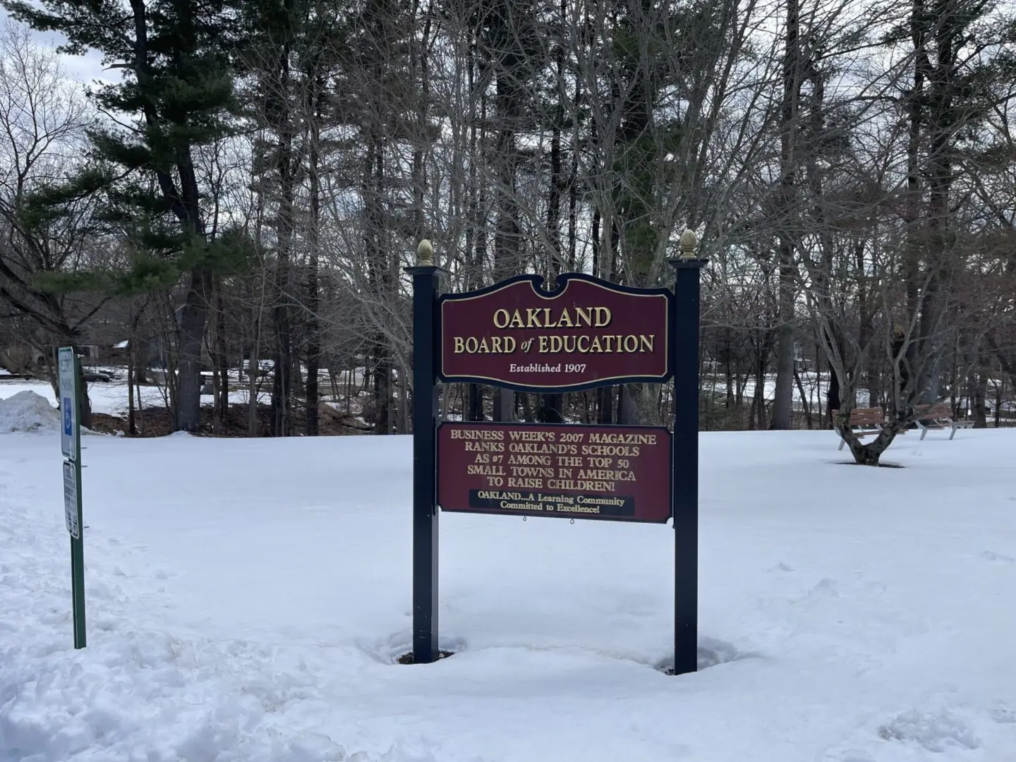 Board of Education Building in Oakland, New Jersey