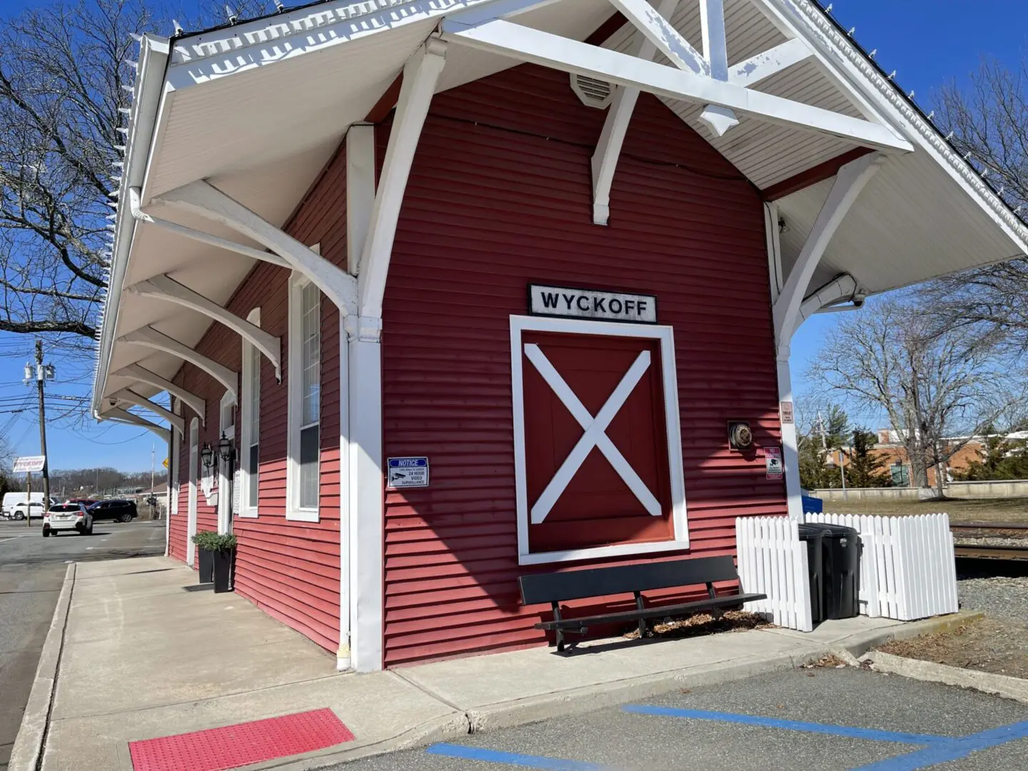 The historical Wyckoff station is located at 399 Main Street in Wyckoff, NJ.