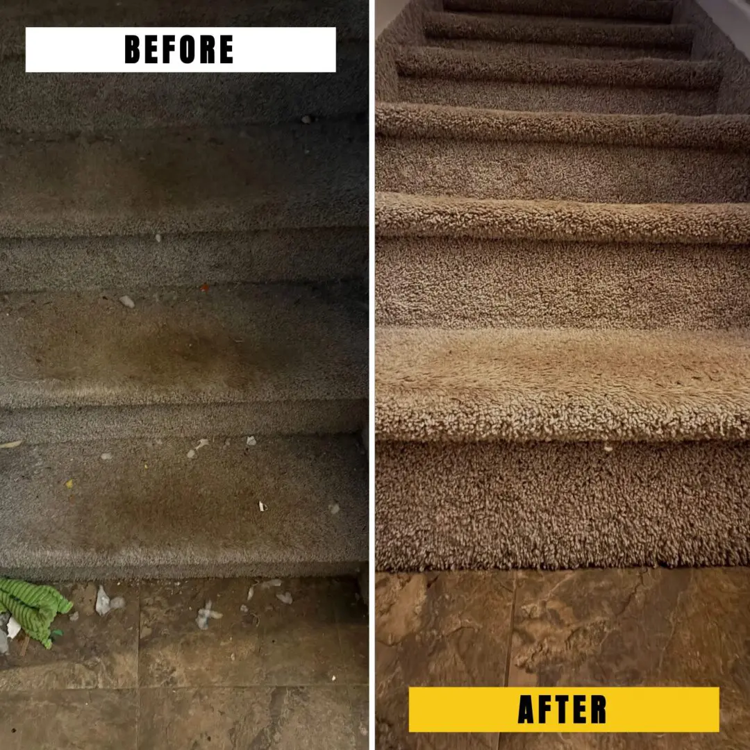 stairs before & after