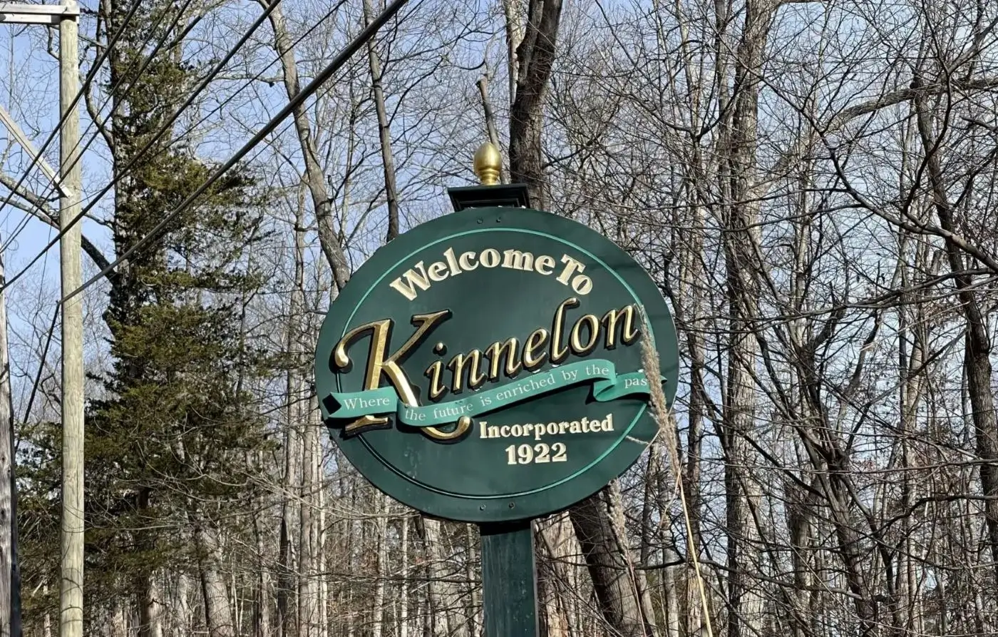 welcome to kinnelon new jersey sign
